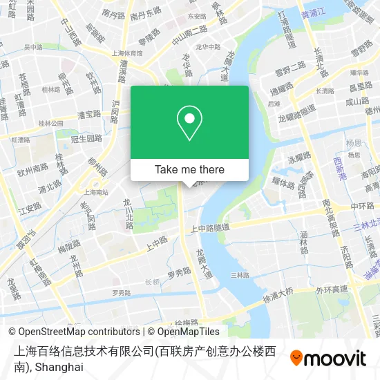 上海百络信息技术有限公司(百联房产创意办公楼西南) map