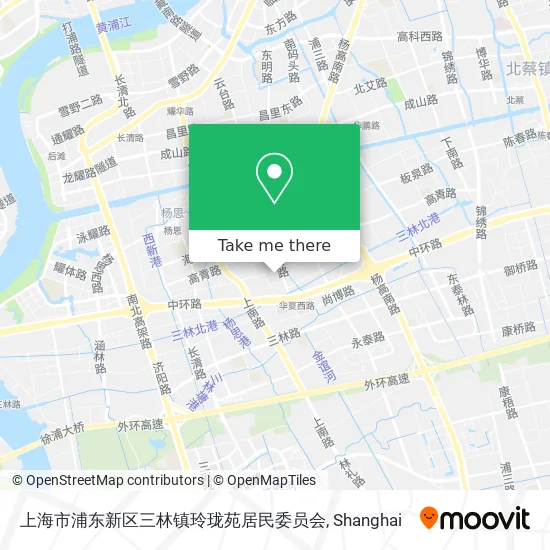 上海市浦东新区三林镇玲珑苑居民委员会 map