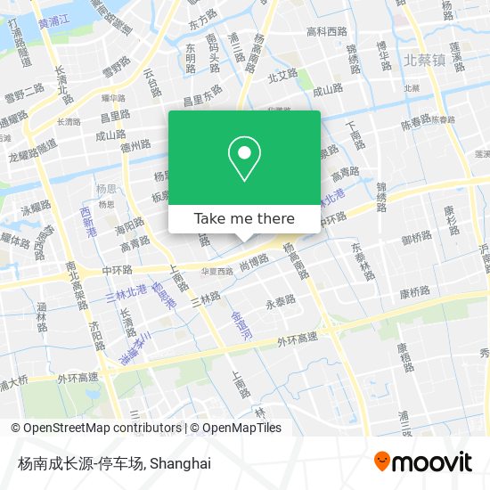 杨南成长源-停车场 map