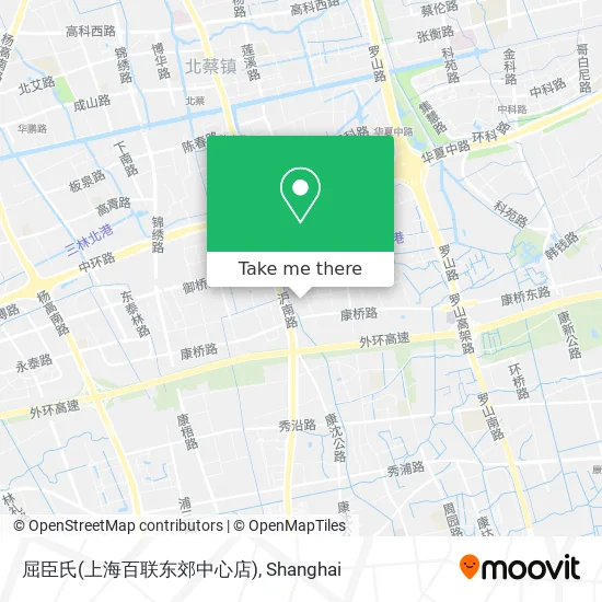 屈臣氏(上海百联东郊中心店) map