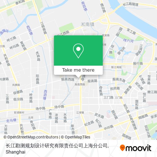 长江勘测规划设计研究有限责任公司上海分公司 map