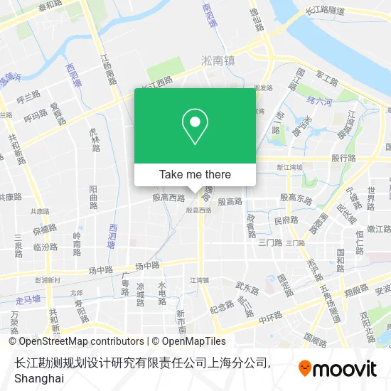 长江勘测规划设计研究有限责任公司上海分公司 map