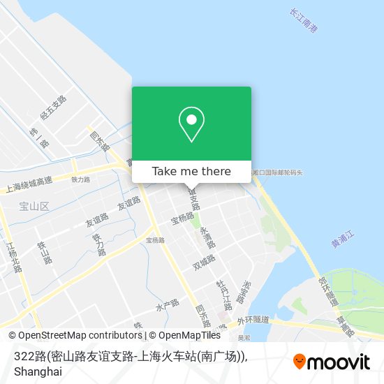 322路(密山路友谊支路-上海火车站(南广场)) map