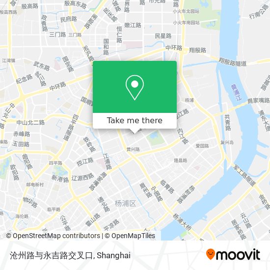 沧州路与永吉路交叉口 map
