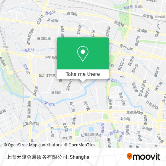 上海天降会展服务有限公司 map