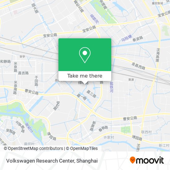 Volkswagen Research Center map