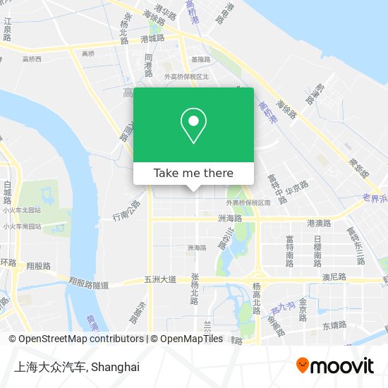 上海大众汽车 map