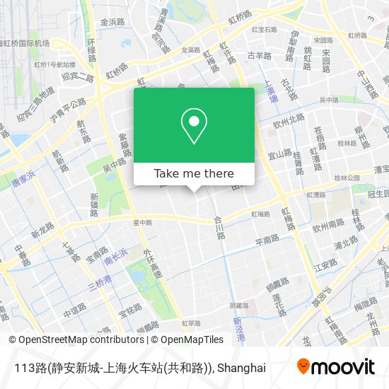 113路(静安新城-上海火车站(共和路)) map