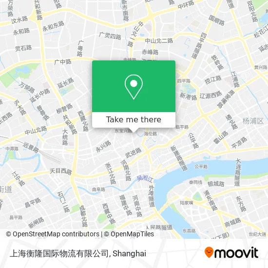 上海衡隆国际物流有限公司 map