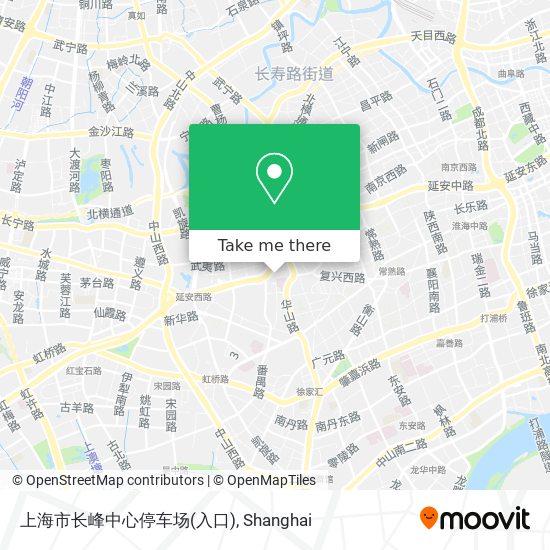 上海市长峰中心停车场(入口) map