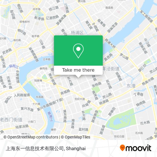 上海东一信息技术有限公司 map