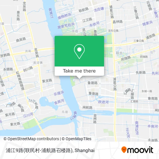 浦江9路(联民村-浦航路召楼路) map