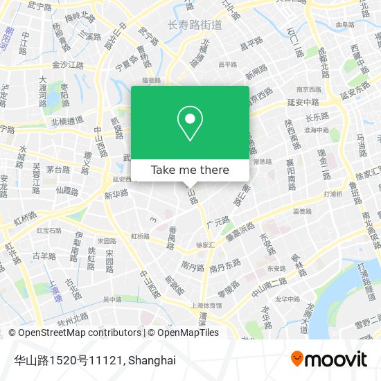 华山路1520号11121 map