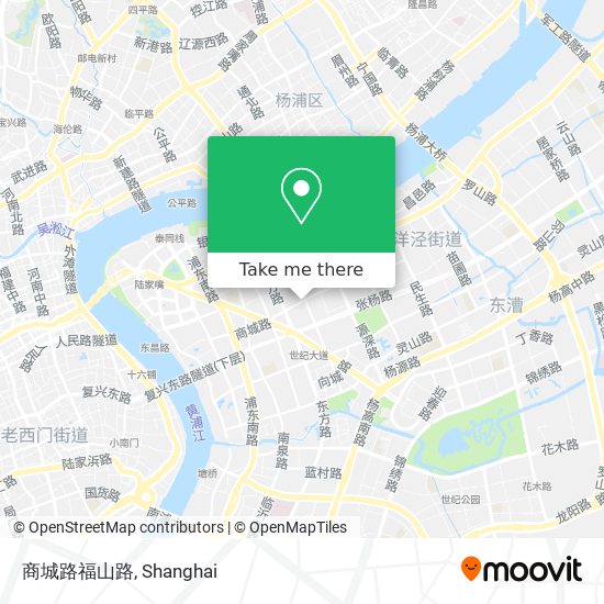 商城路福山路 map