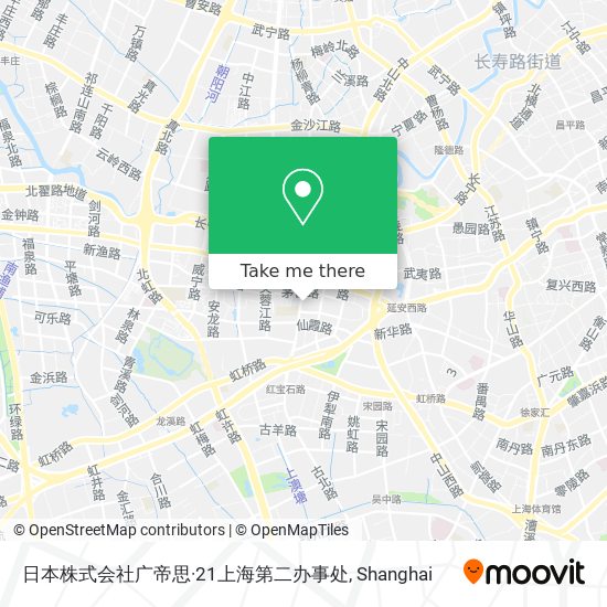 日本株式会社广帝思·21上海第二办事处 map