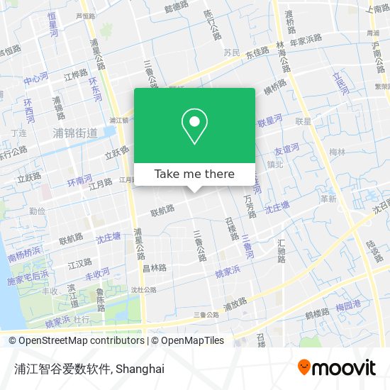浦江智谷爱数软件 map