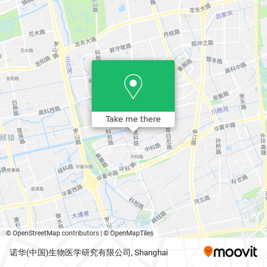诺华(中国)生物医学研究有限公司 map