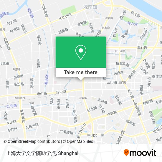 上海大学文学院助学点 map