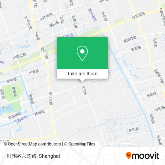 川沙路六陈路 map