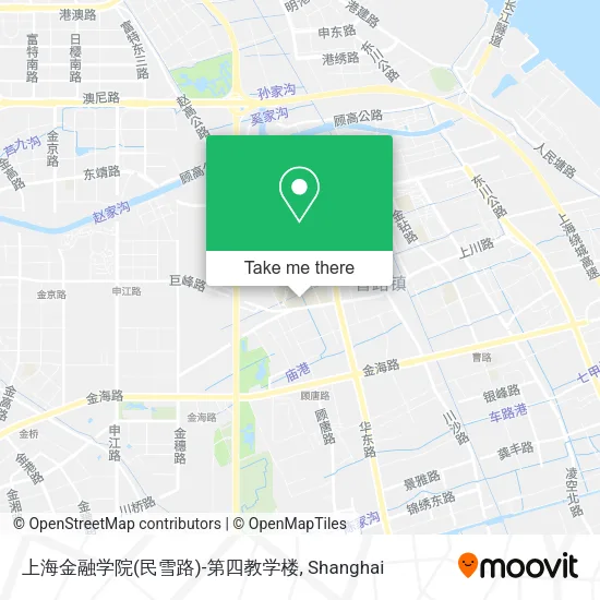 上海金融学院(民雪路)-第四教学楼 map