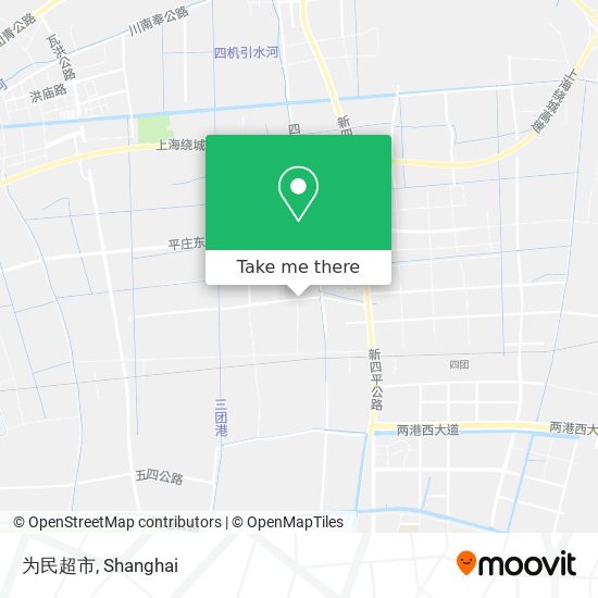 为民超市 map