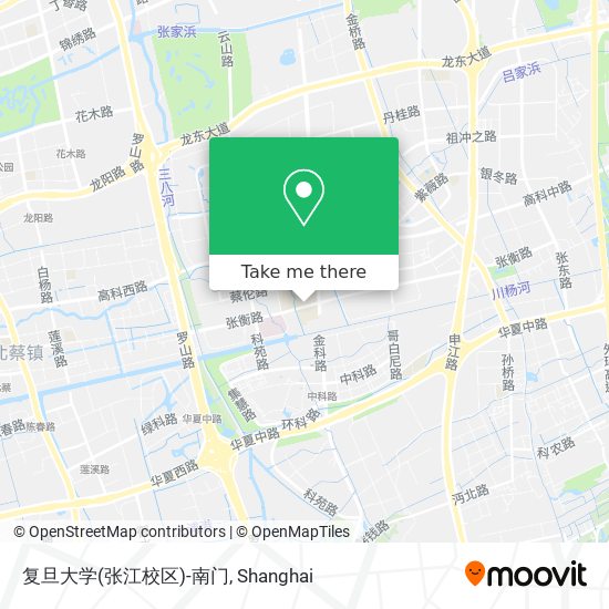复旦大学(张江校区)-南门 map