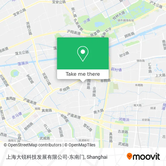 上海大锐科技发展有限公司-东南门 map