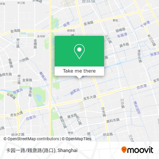 卡园一路/顾唐路(路口) map