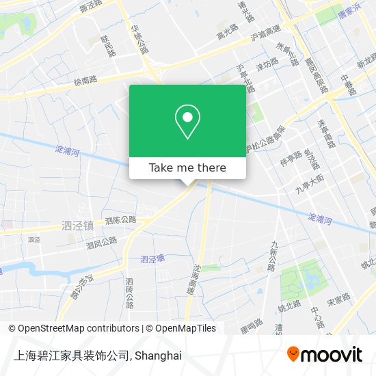 上海碧江家具装饰公司 map