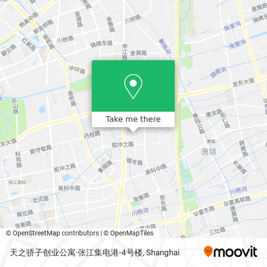 天之骄子创业公寓·张江集电港-4号楼 map