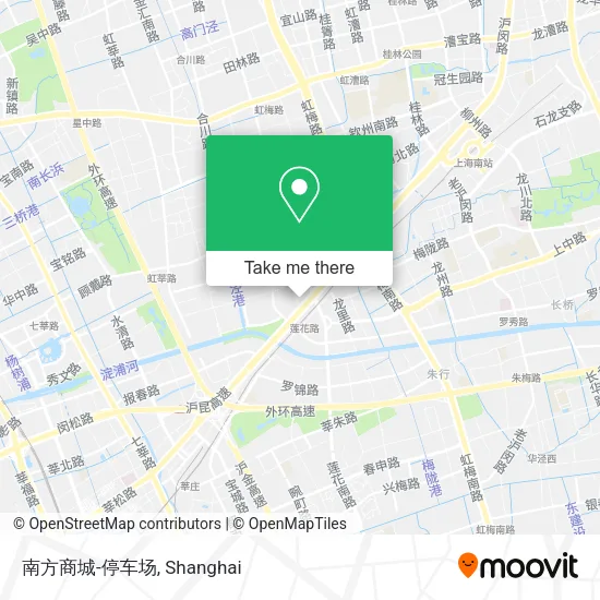 南方商城-停车场 map