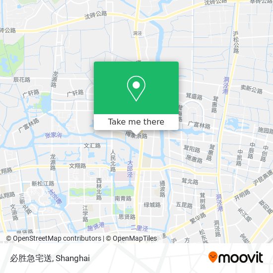 必胜急宅送 map