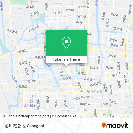 必胜宅急送 map