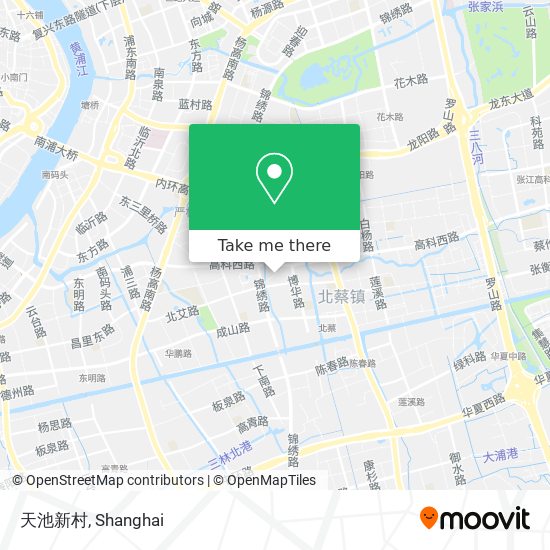 天池新村 map