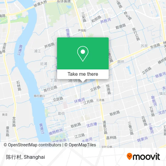 陈行村 map