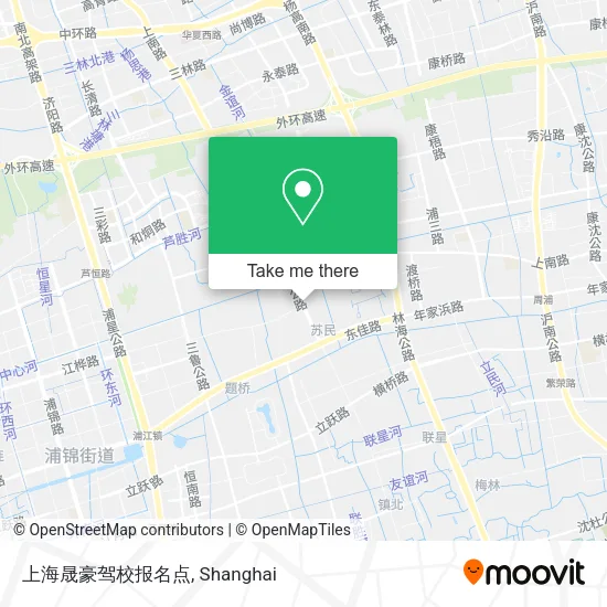 上海晟豪驾校报名点 map