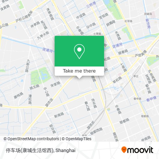 停车场(康城生活馆西) map