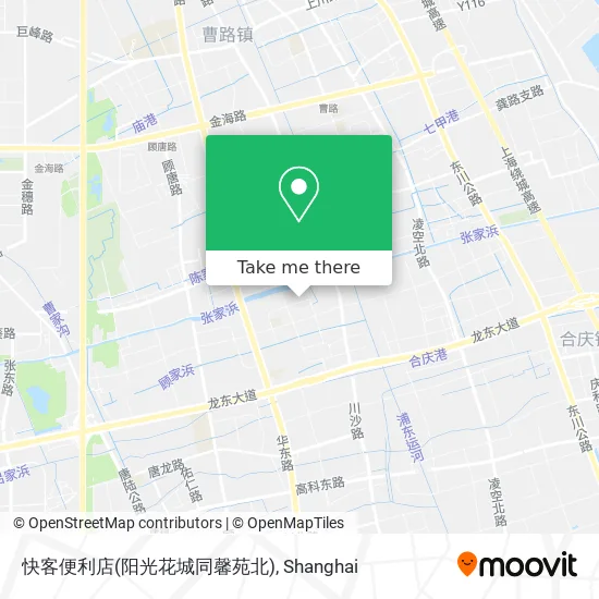 快客便利店(阳光花城同馨苑北) map