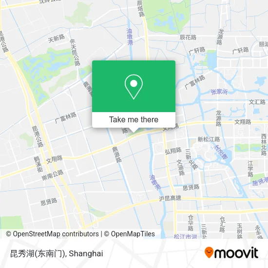 昆秀湖(东南门) map