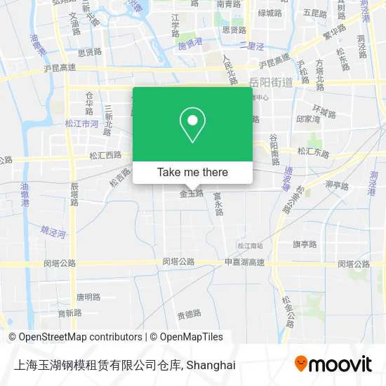 上海玉湖钢模租赁有限公司仓库 map