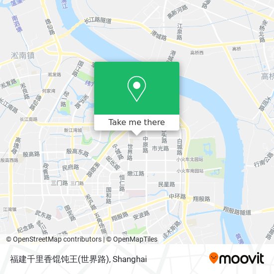 福建千里香馄饨王(世界路) map