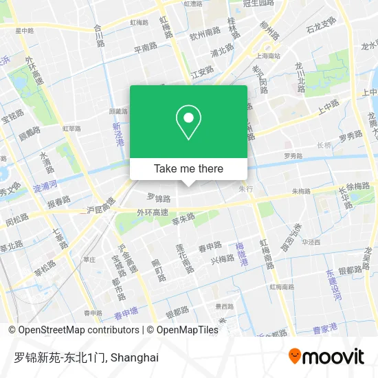 罗锦新苑-东北1门 map