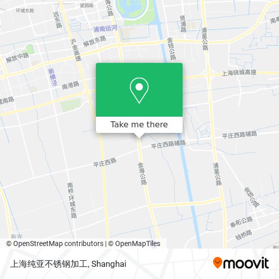 上海纯亚不锈钢加工 map
