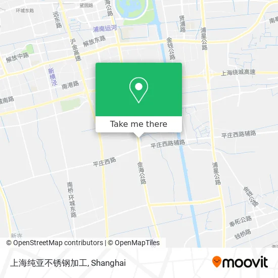 上海纯亚不锈钢加工 map
