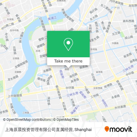 上海原晨投资管理有限公司直属经营 map