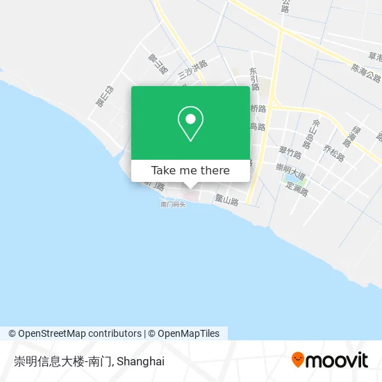 崇明信息大楼-南门 map