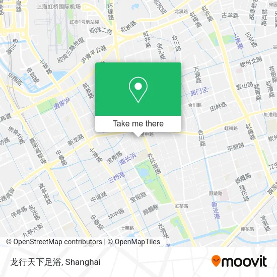 龙行天下足浴 map