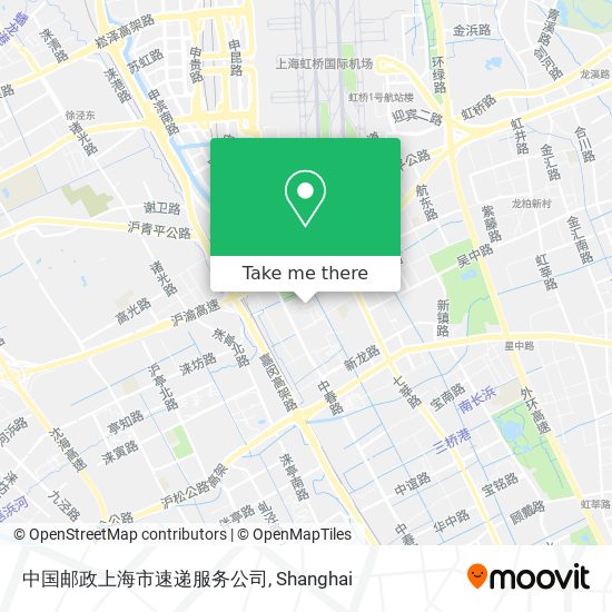 中国邮政上海市速递服务公司 map