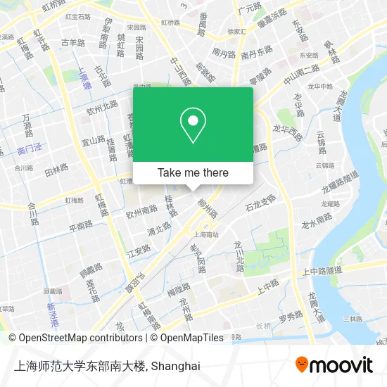 上海师范大学东部南大楼 map