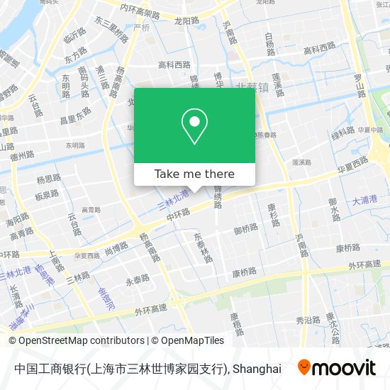 中国工商银行(上海市三林世博家园支行) map